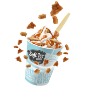 Shuffle Caramel Stroopwafel,Soft Ice Corner;4,95